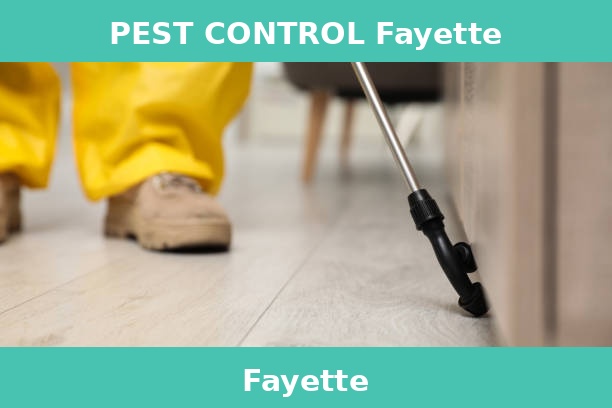 PEST CONTROL Fayette